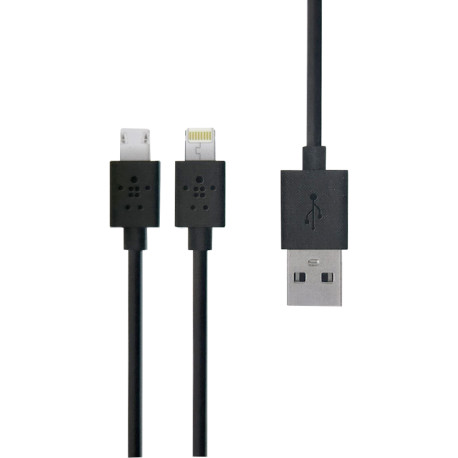 CABO USB BELKIN IPHONE/V8 / 2 IN 1