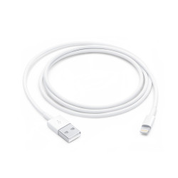 CABLE USB-A A LIGHTNING PARA IPHONE 7G / 1MT